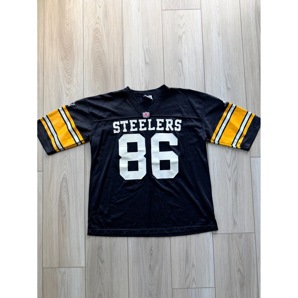Vintage Starter Pittsburgh Steelers Jersey youth Large Black Ramsey 86 NFL Mesh